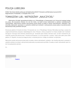 Generuj PDF - Policja Lubelska