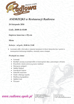 Zobacz szczeg&oacute;łowe menu