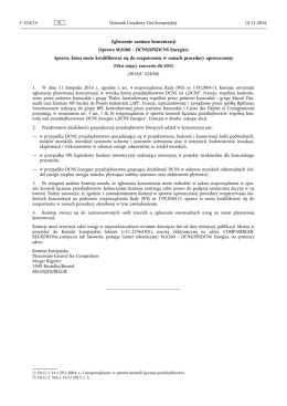 Sprawa M.8260 – DCNS/SPI/DCNS Energies