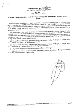 Zarządzenie nr 768/2016 Prezydenta Miasta