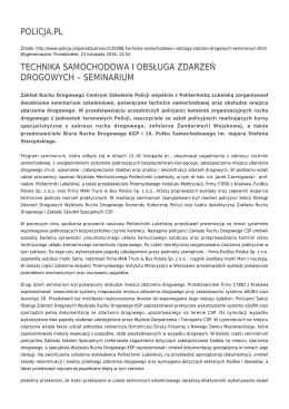 policja.pl technika samochodowa i obsługa zdarzeń drogowych