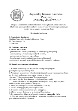 Regulamin do pobrania - Miejsko-Gminna Biblioteka Publiczna w