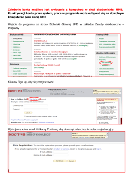 1. Instrukcja rejestracji w programie