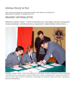 Generuj PDF - Szkoły Policji w Pile