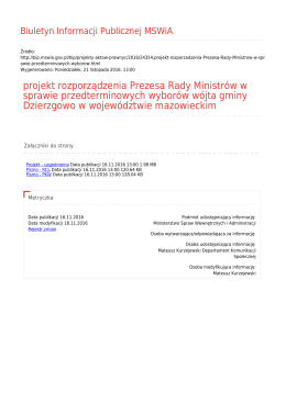 Generuj PDF - Biuletyn Informacji Publicznej MSWiA