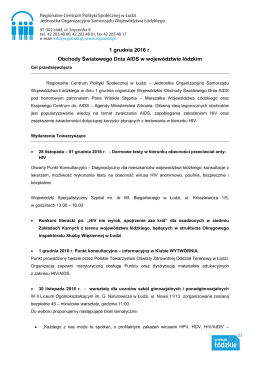 Łódź, dnia … miesiąc 20… r - Regionalne Centrum Polityki