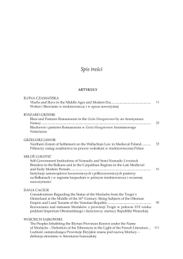 Spis treści - Wydawnictwo UMCS