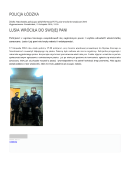 Generuj PDF - Policja Łódzka