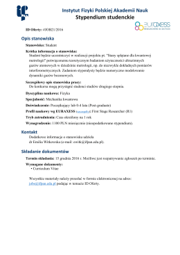 Student - Instytut Fizyki PAN