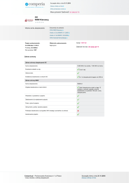 OC NNW Kierowcy - Por&oacute;wnywarka ubezpieczeń