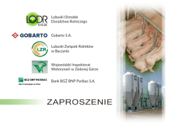 pobierz zaproszenie - Lubuski Ośrodek Doradztwa Rolniczego