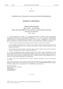 Sprawa M.8295 &ndash; AXA/ATP/Target