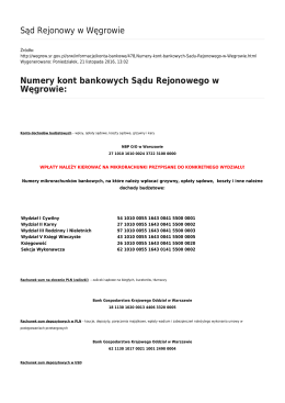 Generuj PDF - Sąd Rejonowy w Węgrowie