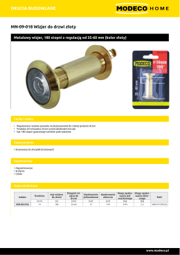 Karta produktu pdf 497.7KB