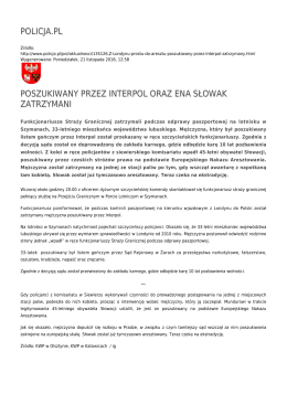 policja.pl z londynu prostu do aresztu – poszukiwany przez interpol