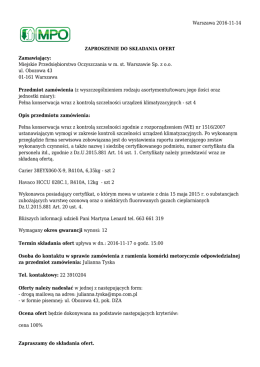 Usługa serwisowa urządzeń klimatyzacyjnych