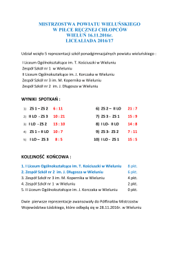 wyniki chłopców - pmdkis