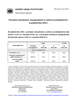 Przeciętne zatrudnienie i wynagrodzenie w sektorze