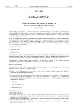 Ogłoszenie informacyjne – konsultacje społeczne