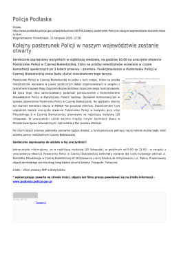 Generuj PDF - Policja Podlaska