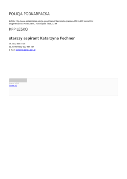 Generuj PDF - Policja Podkarpacka