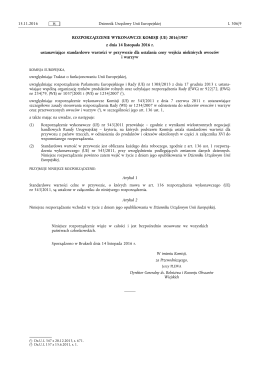 (UE) 2016/ 1987 - z dnia 14 listopada 2016 r