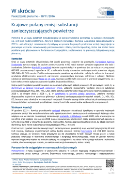 Briefing European Parliamentary Research Service