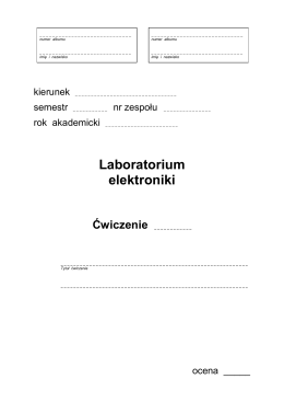 Laboratorium elektroniki