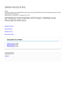 Generuj PDF - Szkoły Policji w Pile