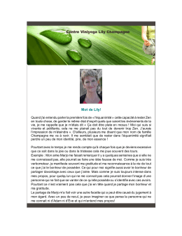 Image - Centre Viniyoga Lily Champagne