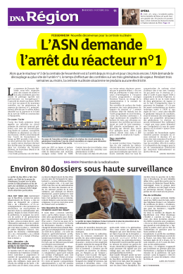 Environ 80 dossiers sous haute surveillance