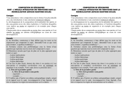 composition - integration des territoires dans la mondialisation