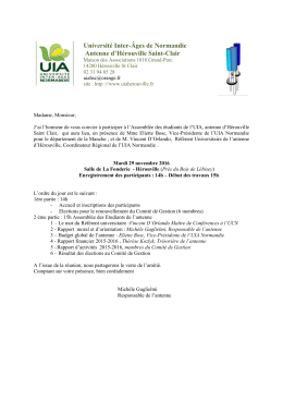 Assembl&eacute;e G&eacute;n&eacute;rale de l`Antenne