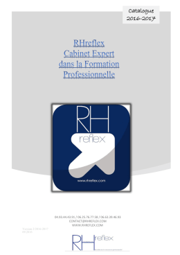 RHreflex Cabinet Expert dans la Formation Professionnelle