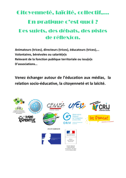 En savoir plus sur le contenus et d&eacute;roulement de la journ&eacute;e.