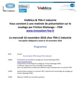 programme et bulletin d`inscription