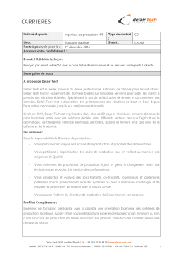 carrieres - Delair-Tech