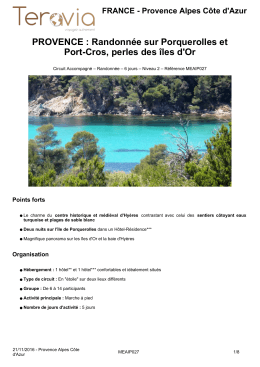 Randonnée sur Porquerolles et Port-Cros, perles des îles