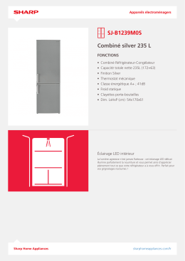 Fiche technique pour SJ-B1239M0S