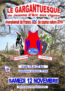 2016 11 plaquette championnat France FSGT trail