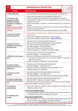 Téléchargez le manuel utilisateur