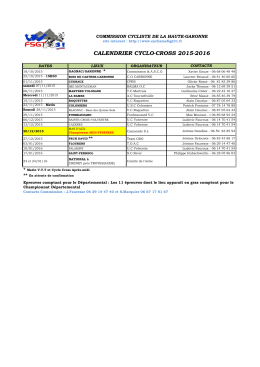 Cyclisme FSGT 31