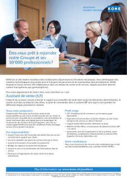 &Ecirc;tes-vous pr&ecirc;t &agrave; rejoindre notre Groupe et ses 50`000 professionnels?