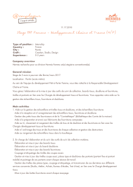 - Herm&egrave;s employeur