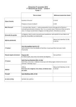 pour telecharger le deroulement cliquer ici - paroisse st jean