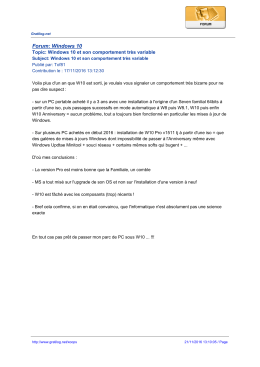 Forum: Windows 10