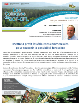 En savoir plus - Partenariat innovation forêt