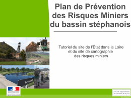 Plan de Pr&eacute;vention des Risques Miniers du bassin st&eacute;phanois