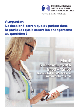 Programme - Public Health Schweiz