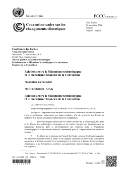 Convention-cadre sur les changements climatiques